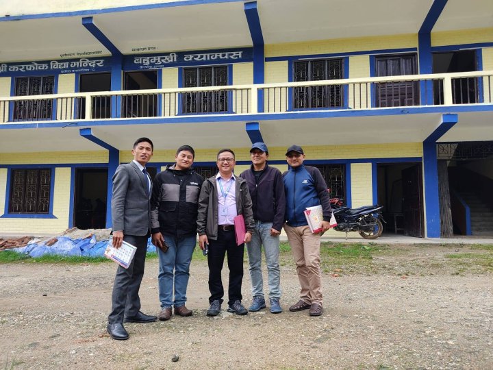 On-site inspection and monitoring of the campus