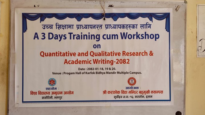 Quantitative and Qualitative Research & Academic Writing - 2082